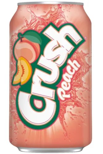 Crush Peach Soda Soft Drink (355 ml) 