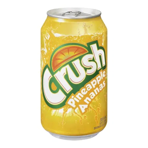 Crush Pineapple Soda Soft Drink (355 ml) 