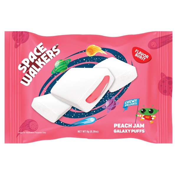 Peach Jam Galaxy Puffs [24 Packs  x 30 Pcs]