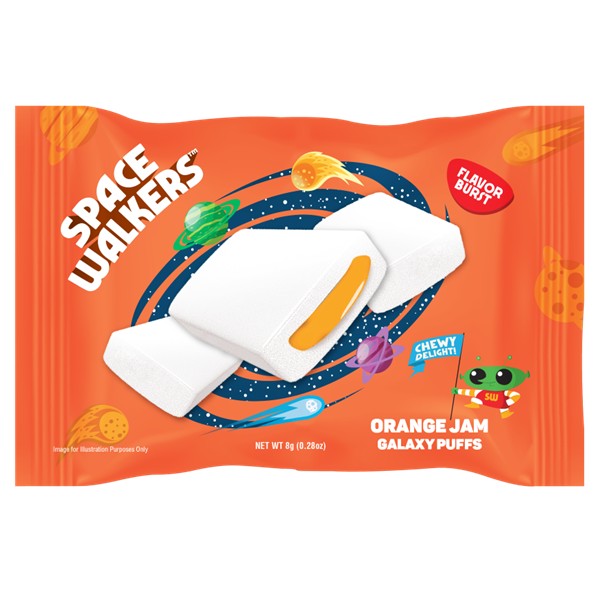 Orange Jam Galaxy Puffs [24 Packs x 30 Pcs]