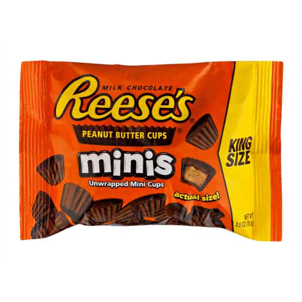Mini's Unwrapped Peanut Butter Cup King Size