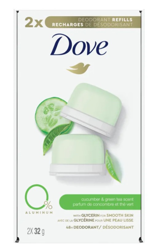 Deodorant Stick Cucumber + Green Tea Refill