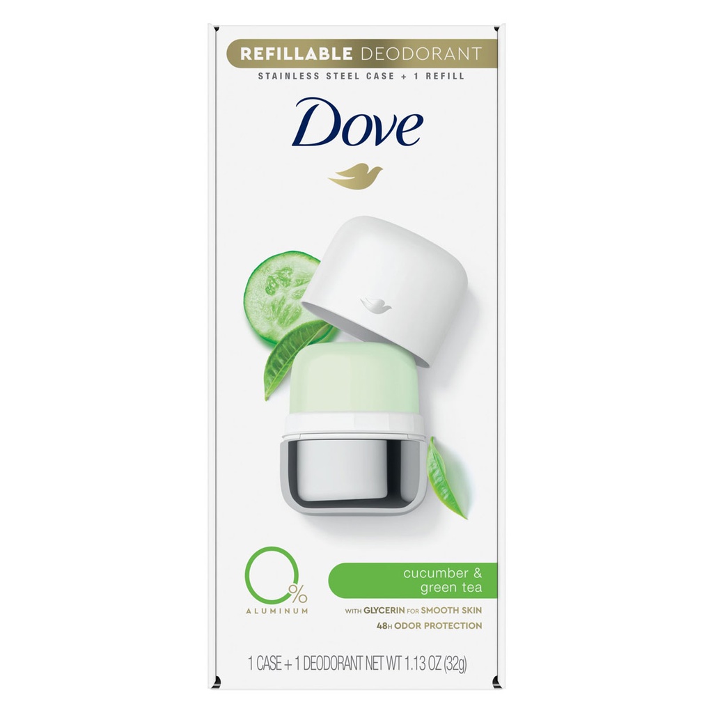 Deodorant Stick Cucumber + Green Tea Starter Kit