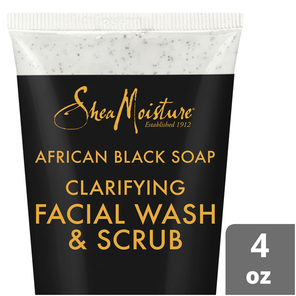 African Black Soap Facial Wash & Scrub