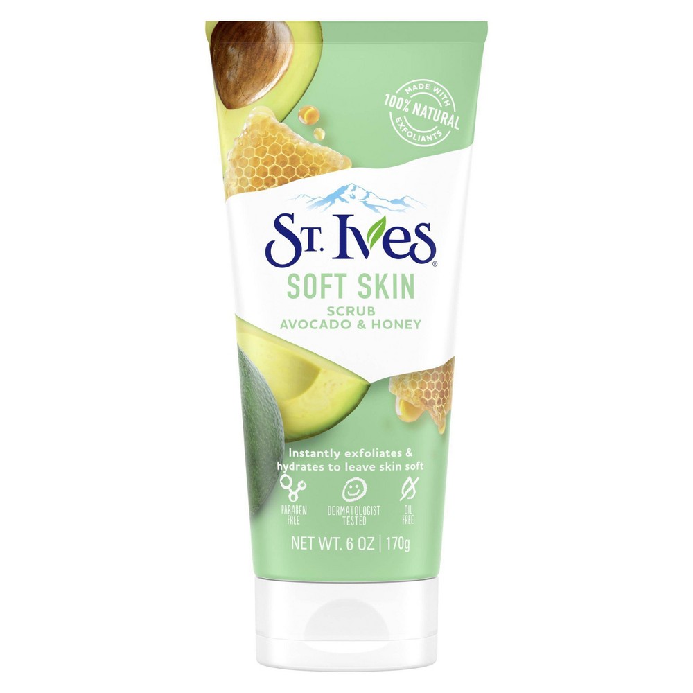 Soft Skin Face Scrub Avocado And Honey