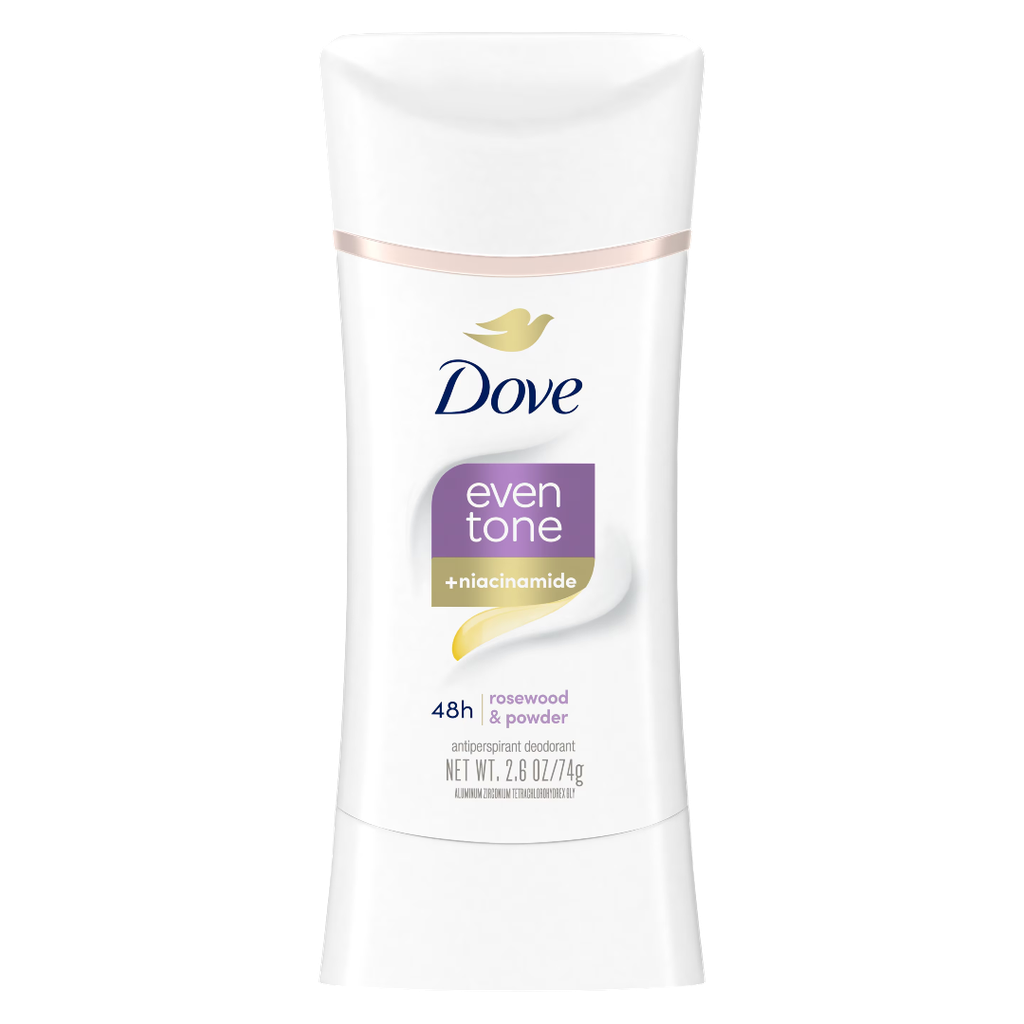 Dove Even Tone Antiperspirant Deodorant - rosewood & powder (74g)