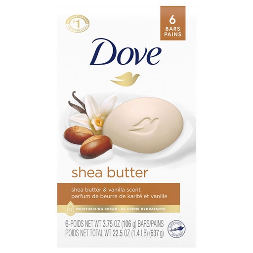 [11111-07626] Bar Nourishing Care Shea Butter ( 6 Pack )