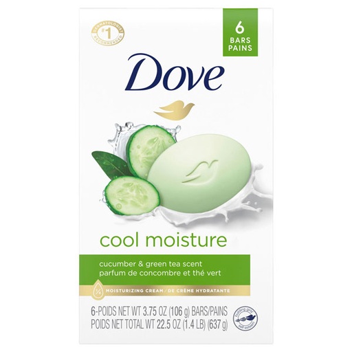 [11111-61117] Beauty Bar Go Fresh Cool Moisture ( 6 Pack )