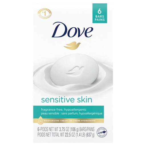 [11111-61168] Beauty Bar Sensitive Skin ( 6 Pack )