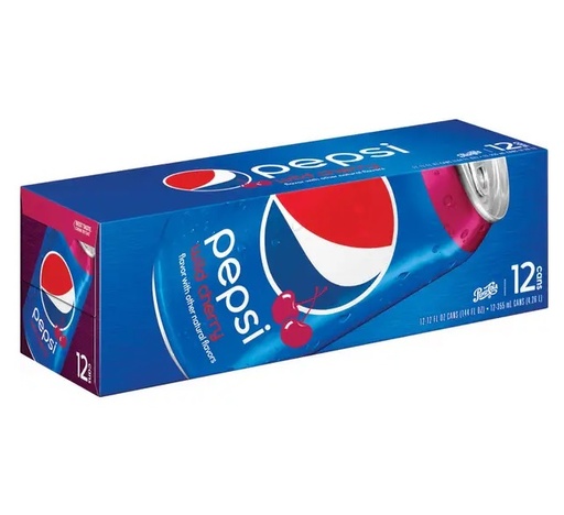 [12000-80999] Pepsi Wild Cherry Soft Drink (355 ml)