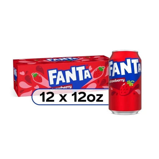 [49000-03075] Strawberry Soda Fridge Pack Cans