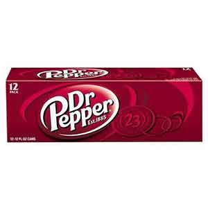 [78000-08216] Dr. Pepper Soda Soft Drink (355ml)