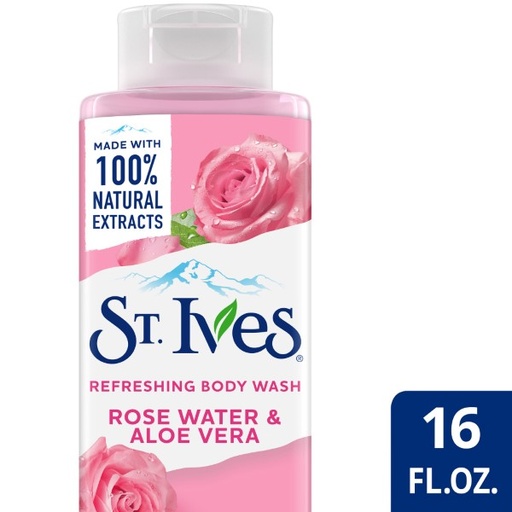 [77043-00279] Body Wash Rose + Aloe Vera