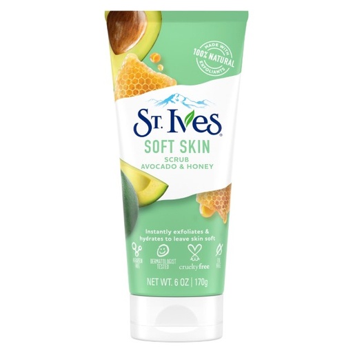 [77043-00095] Soft Skin Face Scrub Avocado And Honey