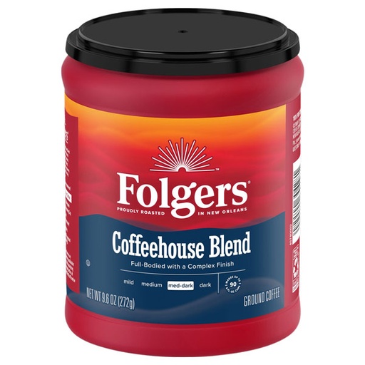 [25500-30428] Coffeehouse Blend Medium Dark Roast Ground Coffee