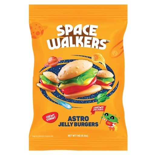 [40466-50903] Astro Jelly Burgers [12 Packs x 24 Pcs]