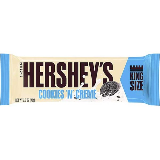[34000-19639] Cookies 'N' Creme White Creme With Cookie Bits Bar King Size