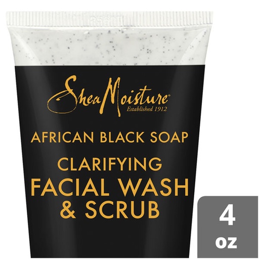 [64302-27031] African Black Soap Facial Wash & Scrub