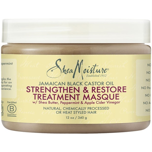 [64302-02049] Jamican Black Castor Oil Masque Str+Restore 12P 11.5Z