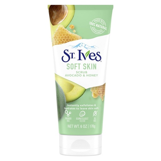 [77043-00347] Soft Skin Face Scrub Avocado And Honey