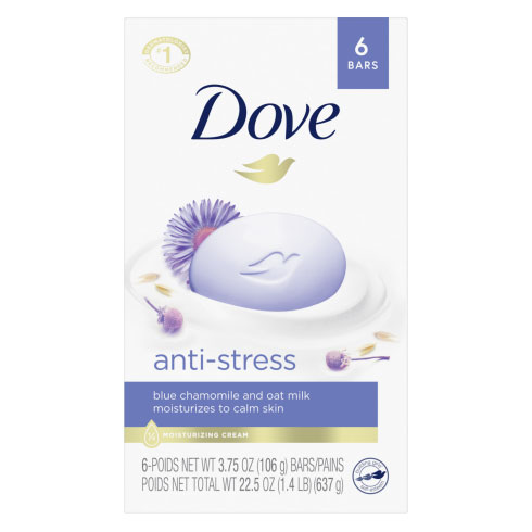 [11111-03358] Bar Anti Stress Blue Chamomile and Oat Milk ( 6 Pack )