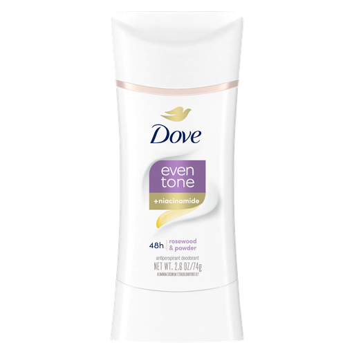 [79400-46829] Dove Even Tone Antiperspirant Deodorant - rosewood & powder (74g)