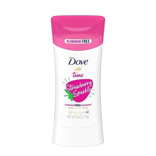 [79400-49137] Dove Teens Deodorant Strawberry Spr12P 2.6Z