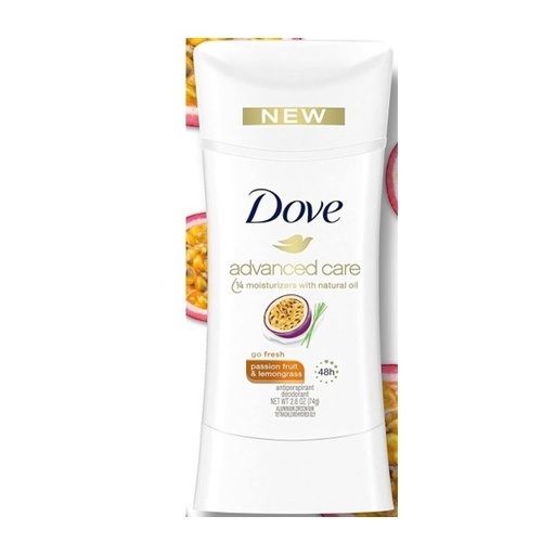 [79400-49443] Dove Advanced Passionfruit+Lemongrss 12P 2.6Z