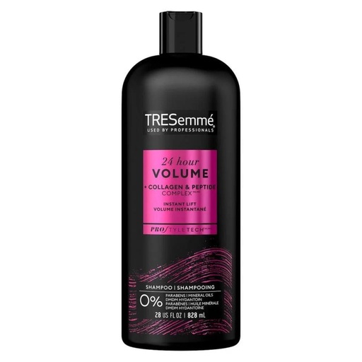 [22400-39361] TRESemme 24 Hour Volume Shampoo + Collagen & Peptide Complex (828ml) 