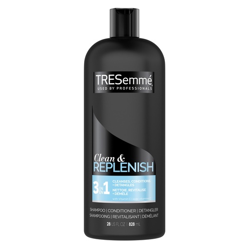 [22400-39371] 3-in-1 Shampoo Conditioner & Detangler Clean & Replenish